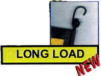 Vinyl Long Load Sign with EZ Hook Bungee